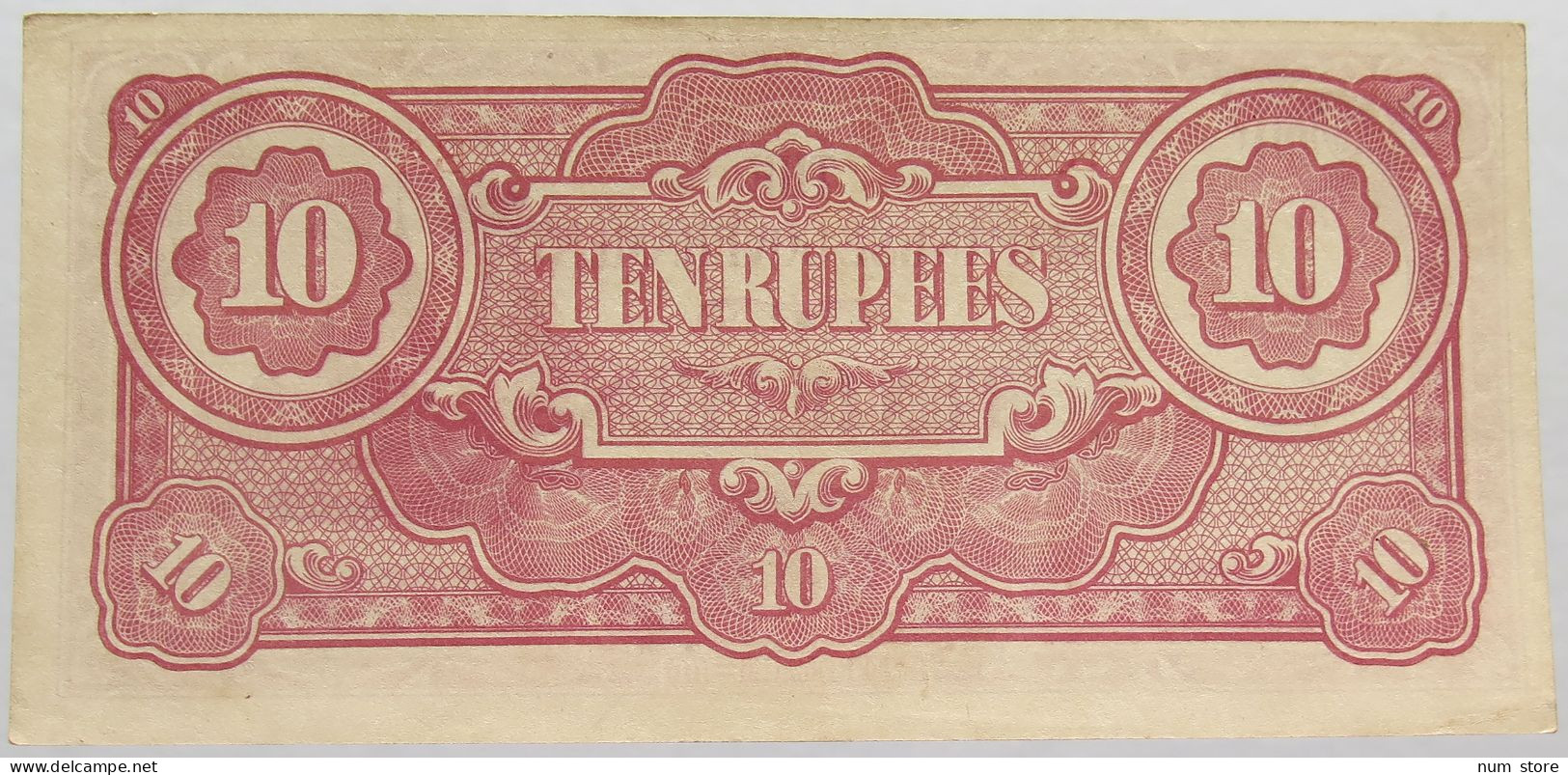 JAPAN 10 RUPEES BURMA #alb015 0145 - Japan