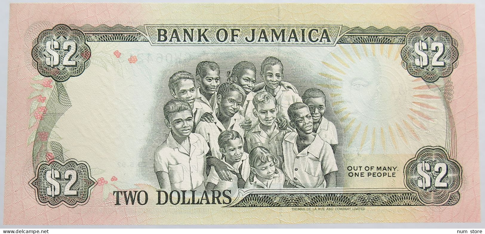 JAMAICA 2 DOLLARS 1993 TOP #alb014 0213 - Jamaica