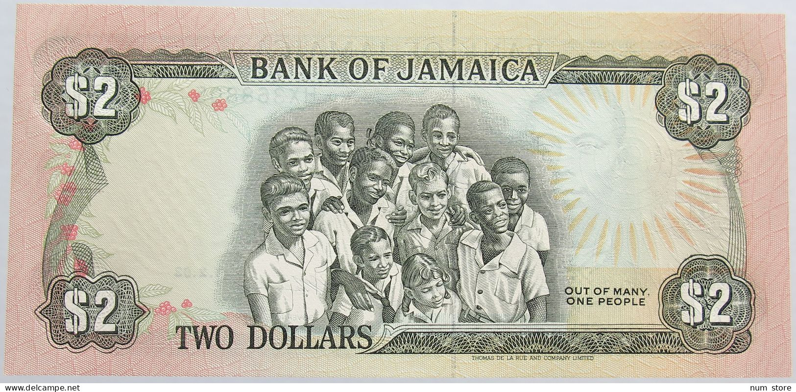 JAMAICA 2 DOLLARS 1993 TOP #alb014 0211 - Jamaica