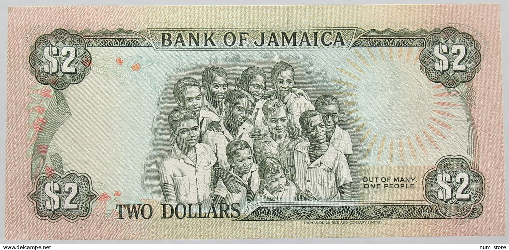 JAMAICA 2 DOLLARS 1989 TOP #alb017 0159 - Jamaique