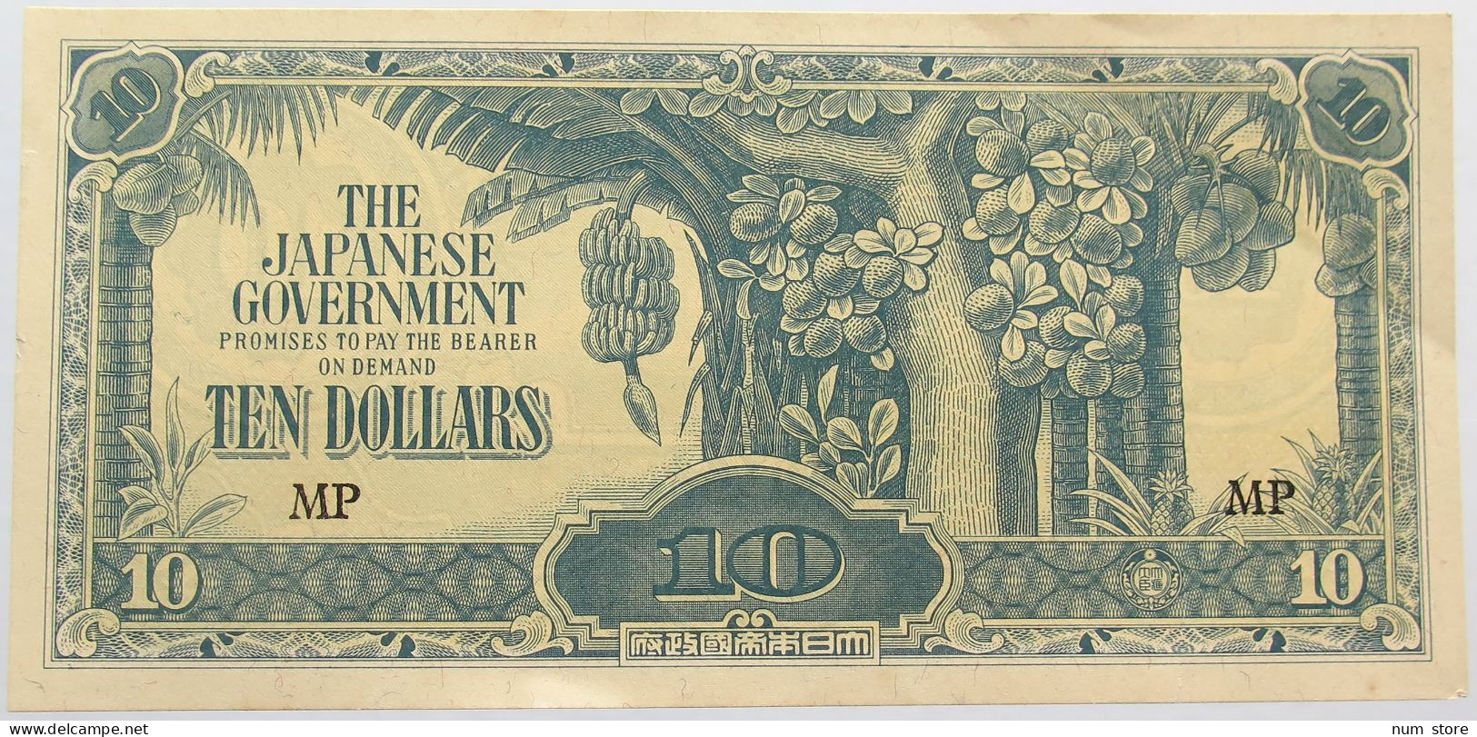 JAPAN 10 DOLLARS WW2 #alb013 0243 - Japón