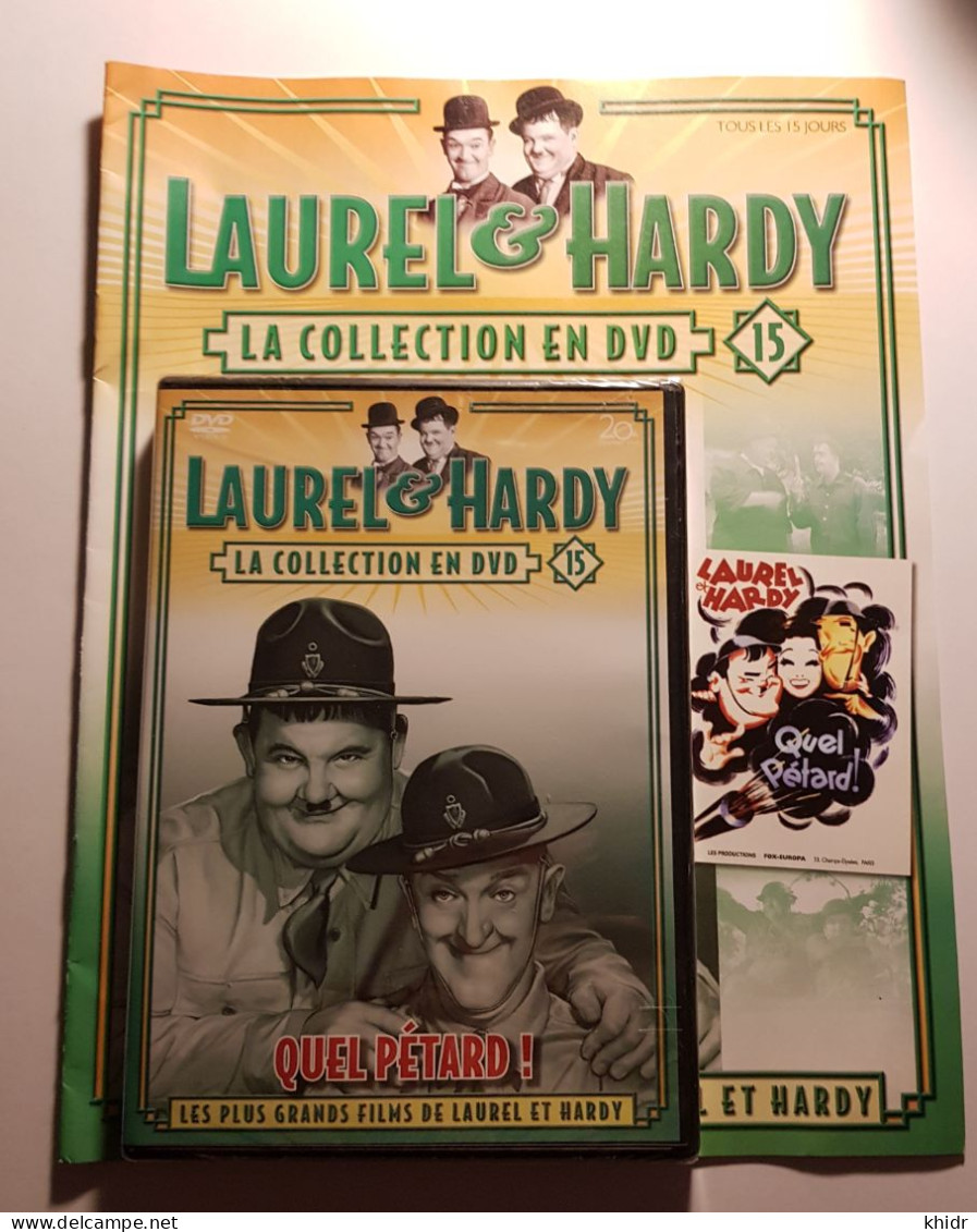 DVD Laurel & Hardy,  QUEL PÉTARD ! N°15 + FASCICULE - Clásicos