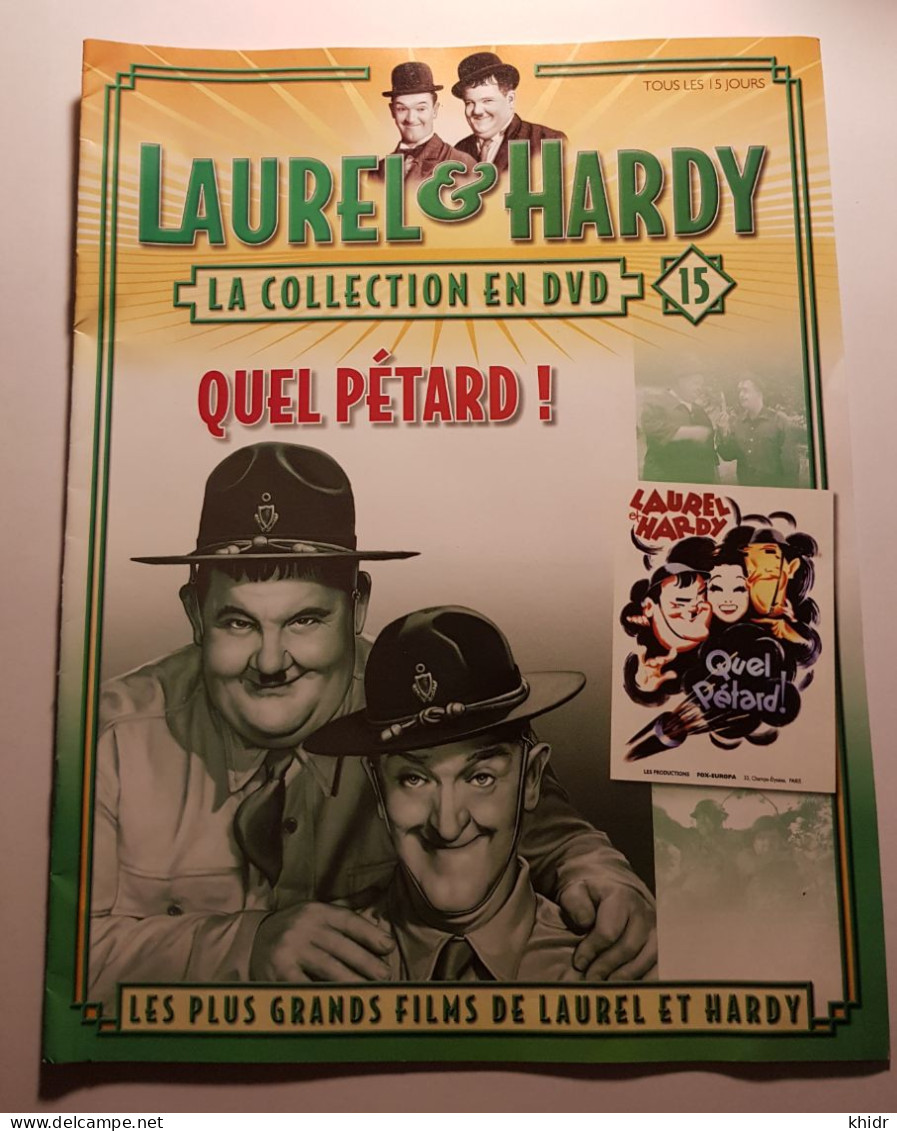 DVD Laurel & Hardy,  QUEL PÉTARD ! N°15 + FASCICULE - Classiques