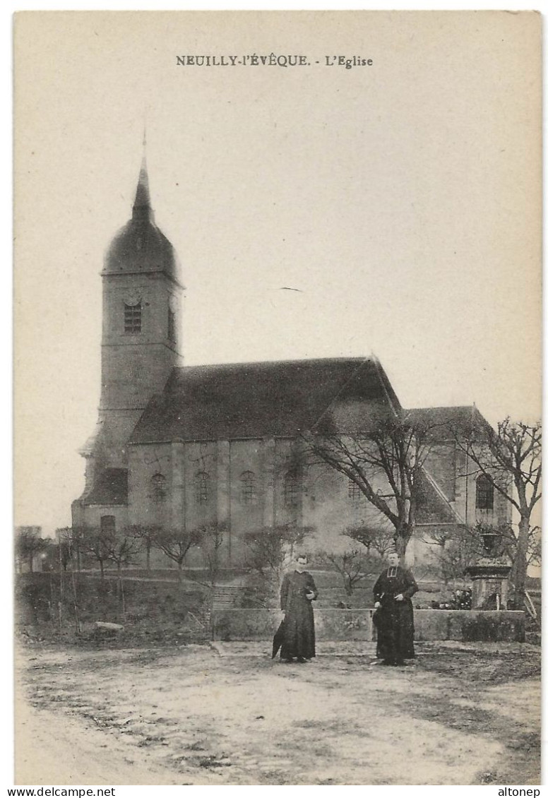 Neuilly L'Evêque : L'église (Editeur Paul Mongin, Langres) - Neuilly L'Eveque