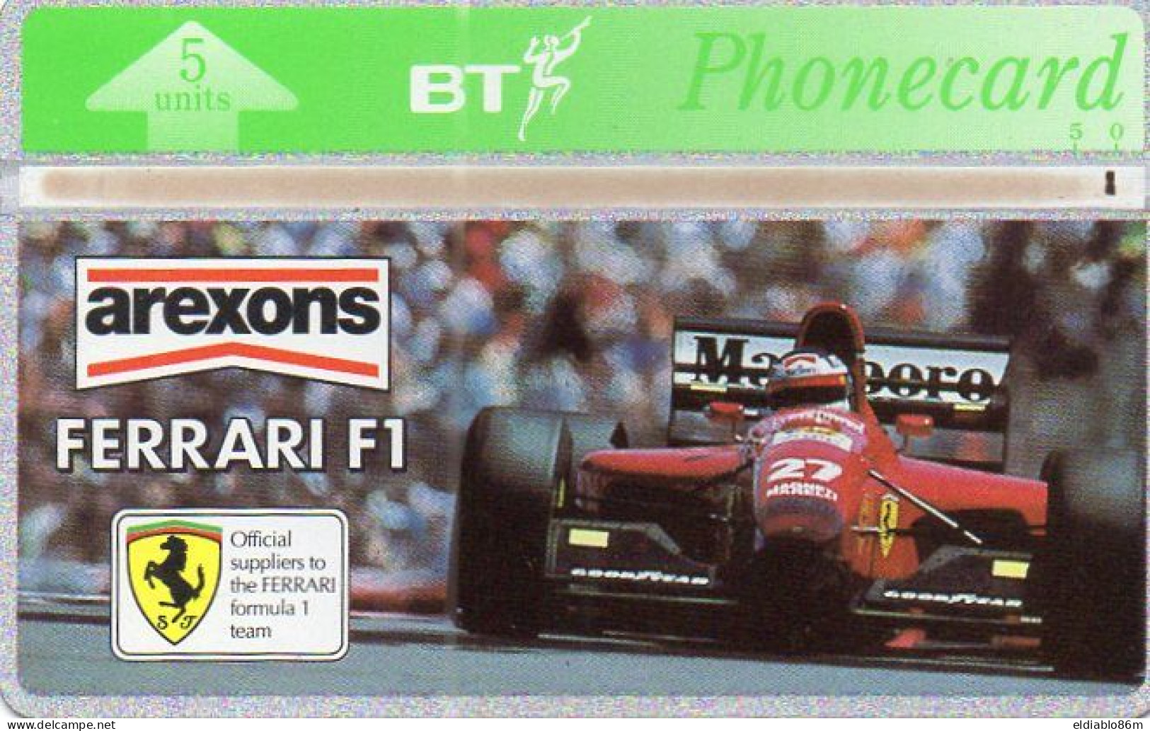 UNITED KINGDOM - L&G - AREXONS - FORMULA 1 F1 - FERRARI - BT Werbezwecke