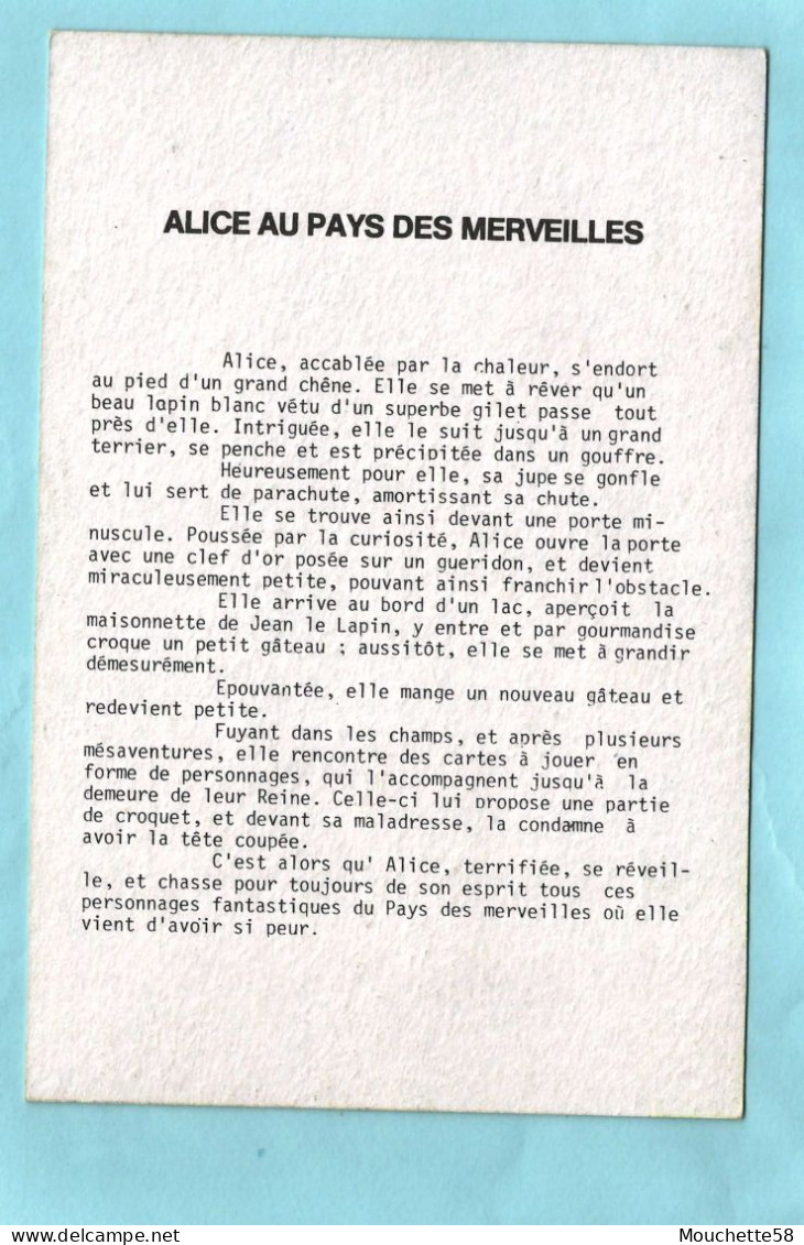 Contes Fables Legende  Alice Au Pays De Merveilles - Contes, Fables & Légendes