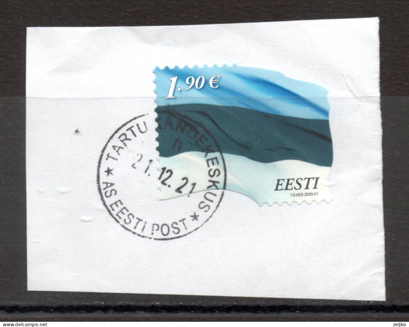 Estonia, Used, 2020, Michel 991, National Flag - Estonie