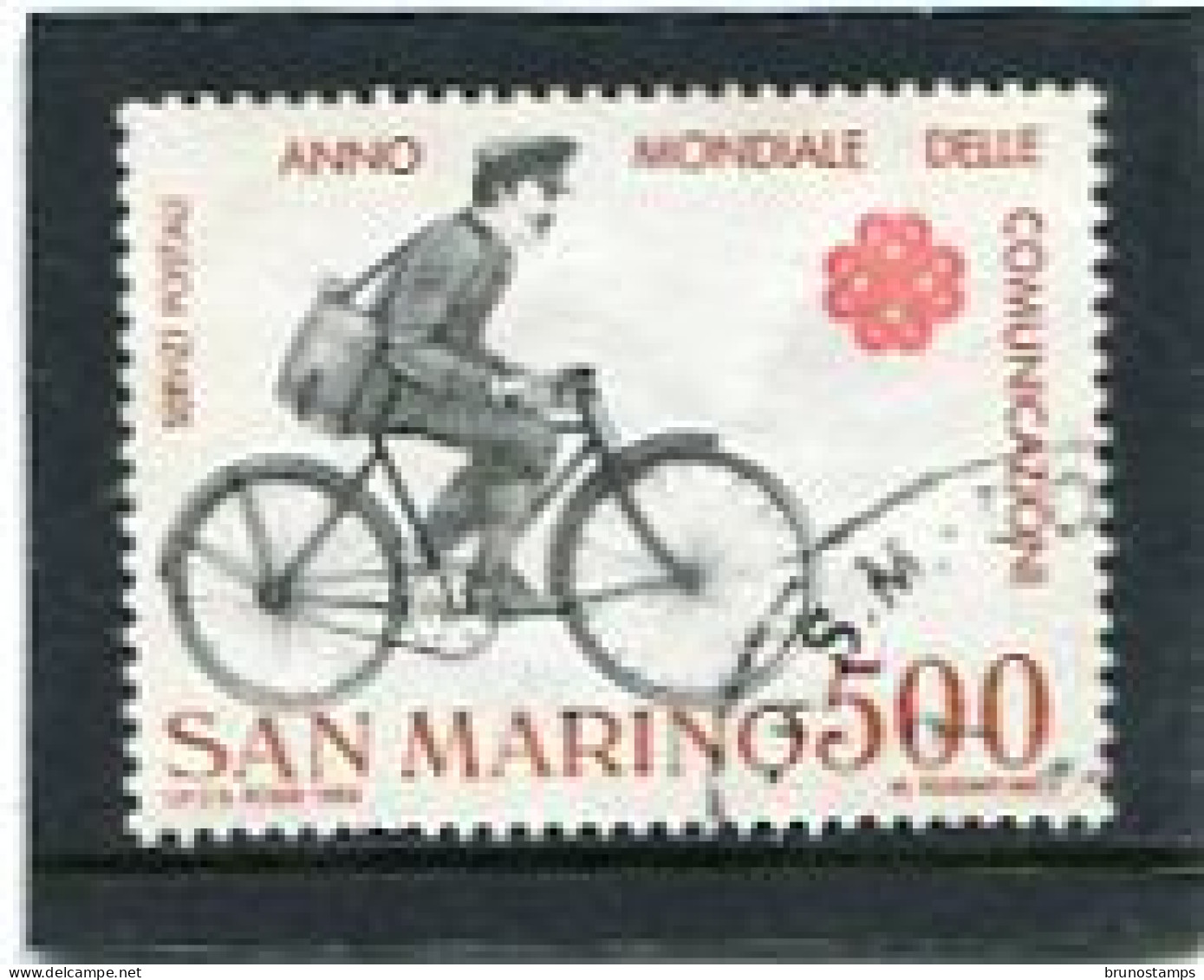 SAN MARINO - 1983  500L  COMMUNICATIONS  FINE USED - Usati