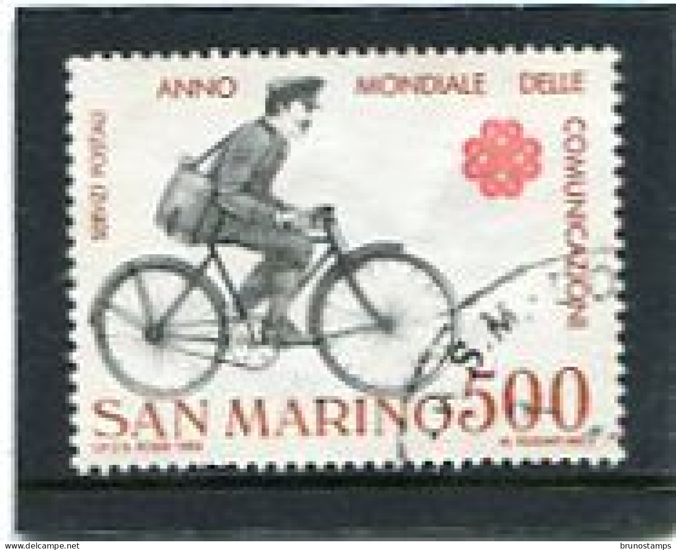 SAN MARINO - 1983  500L  COMMUNICATIONS  FINE USED - Used Stamps