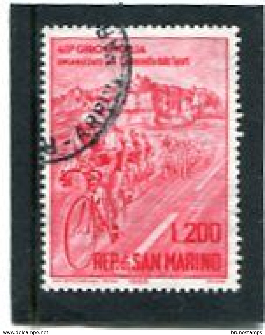 SAN MARINO - 1965  200 L  CYCLING  FINE USED - Used Stamps