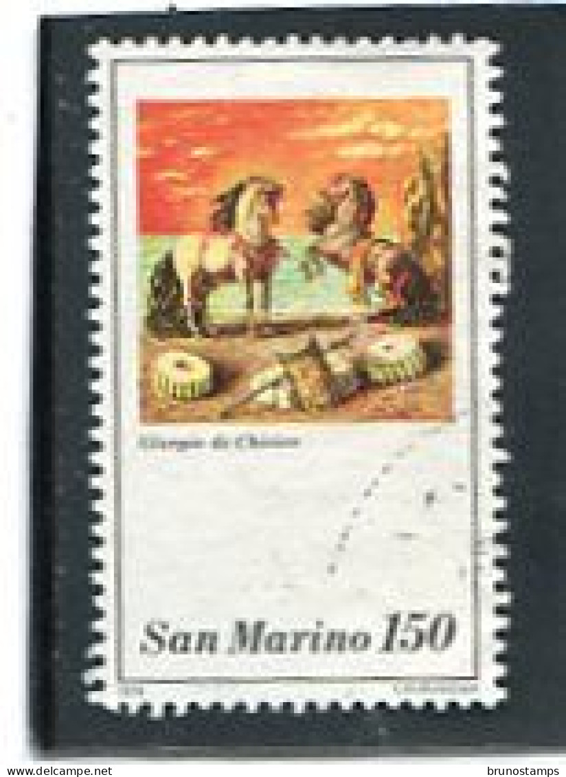 SAN MARINO - 1979  150 L  DE CHIRICO  FINE USED - Usati