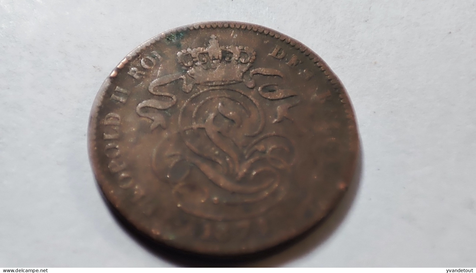 Belgique - 1847 - Léopold III - 2 Cent - 2 Cents