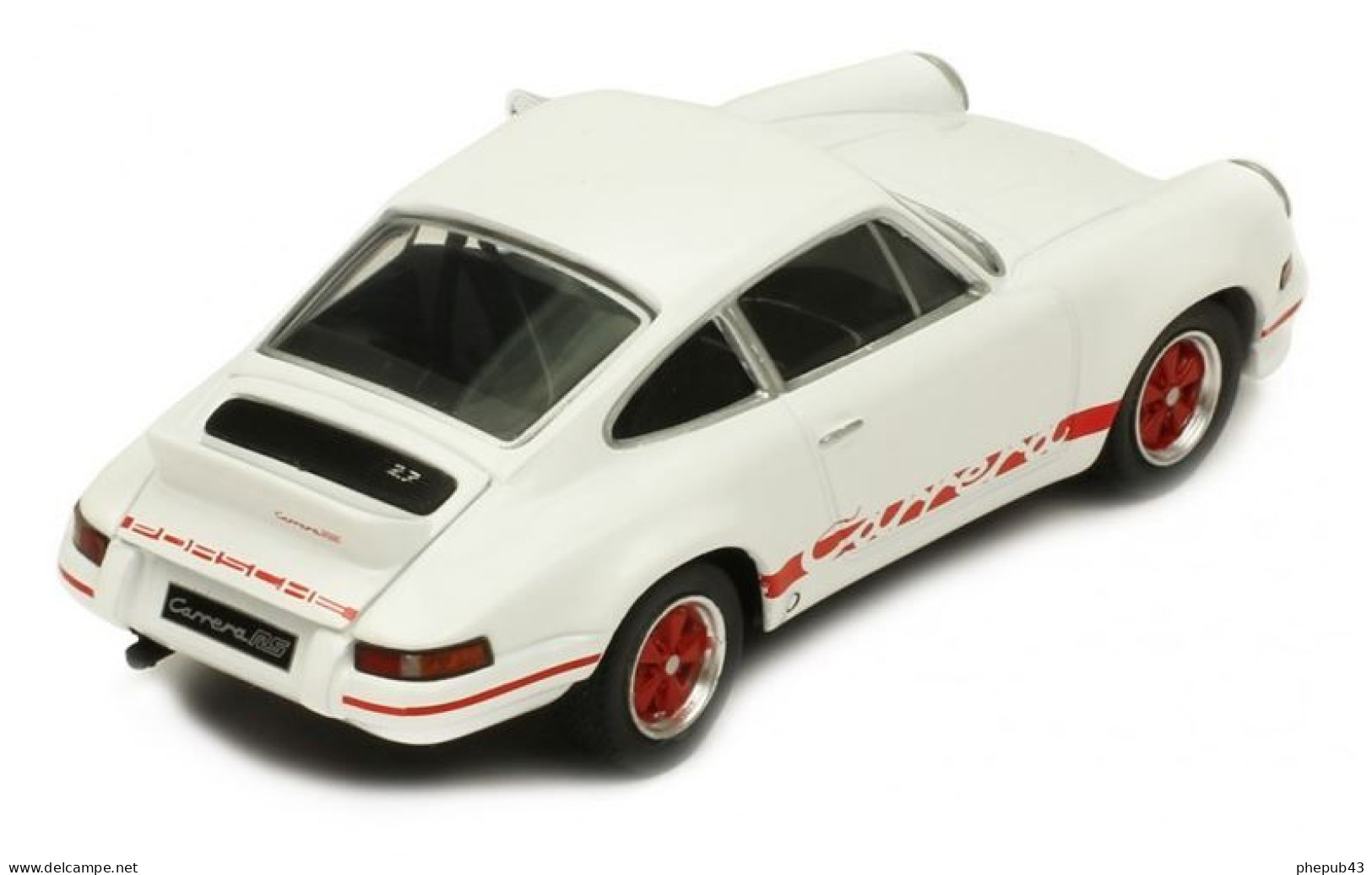 Porsche 911 Carrera RS 2.7 - 1973 - White (red Wheels) - Ixo - Ixo