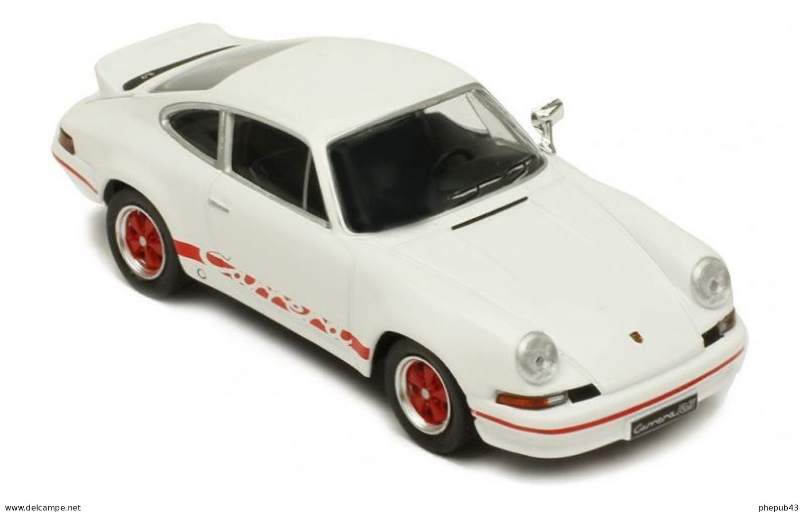 Porsche 911 Carrera RS 2.7 - 1973 - White (red Wheels) - Ixo - Ixo