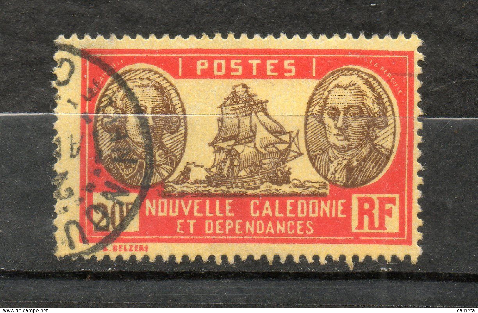 Nlle CALEDONIE N° 161   OBLITERE COTE 3.50€   NAVIGATEUR BATEAUX - Used Stamps