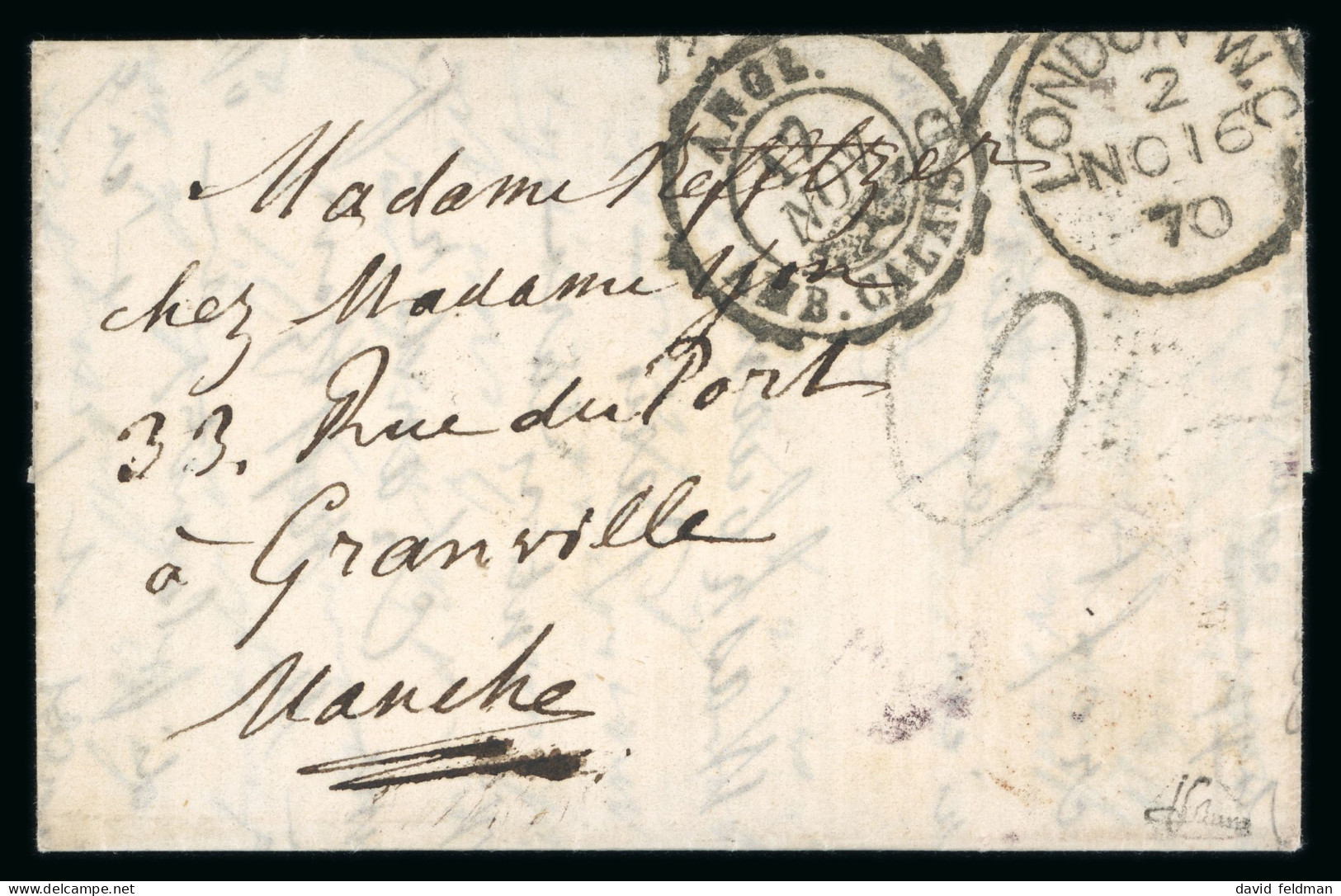 1870, Lettre Datée Du Lundi 7 Novembre Et Transportée - War 1870