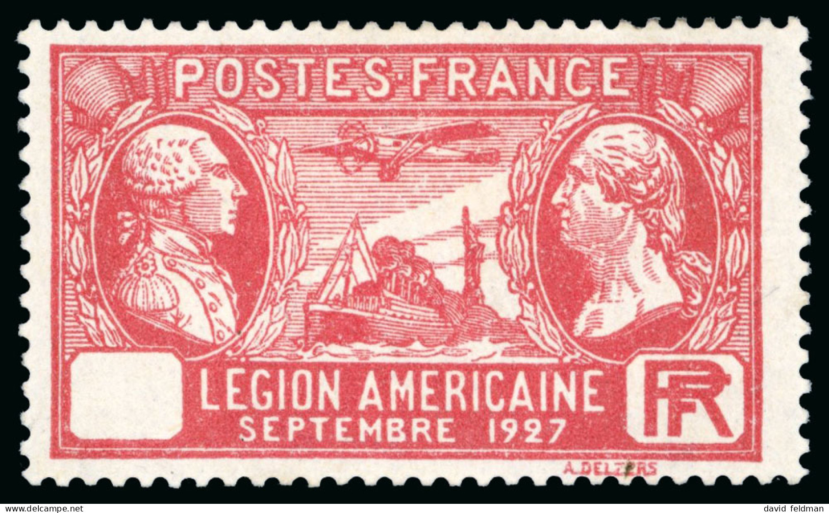 1927, Y&T N°244b , Légion Américaine, Le Spirit Of - Unused Stamps