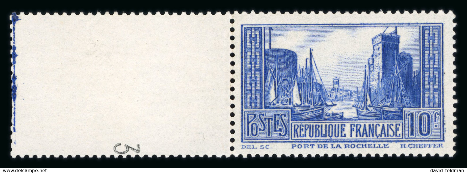 1929-1931, Port De La Rochelle Y&T N°261C **, Non émis, - Neufs