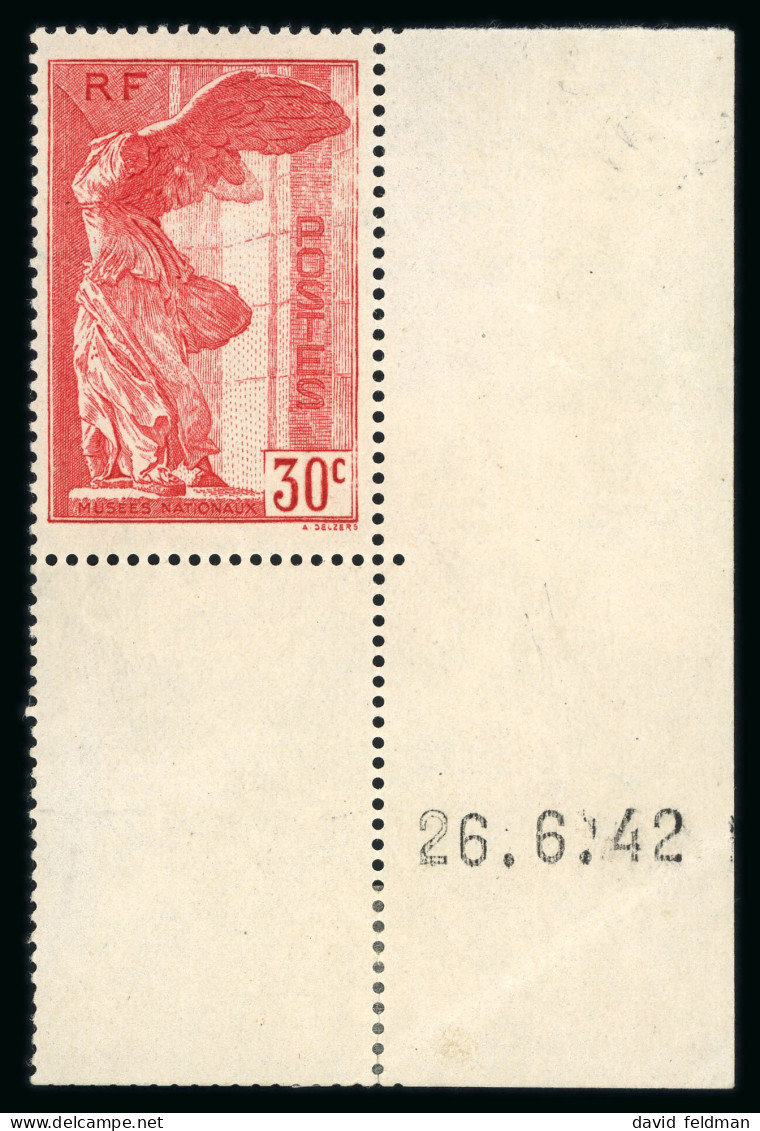 1937, Victoire De Samothrace Y&T N°354A, Erreur De - Neufs