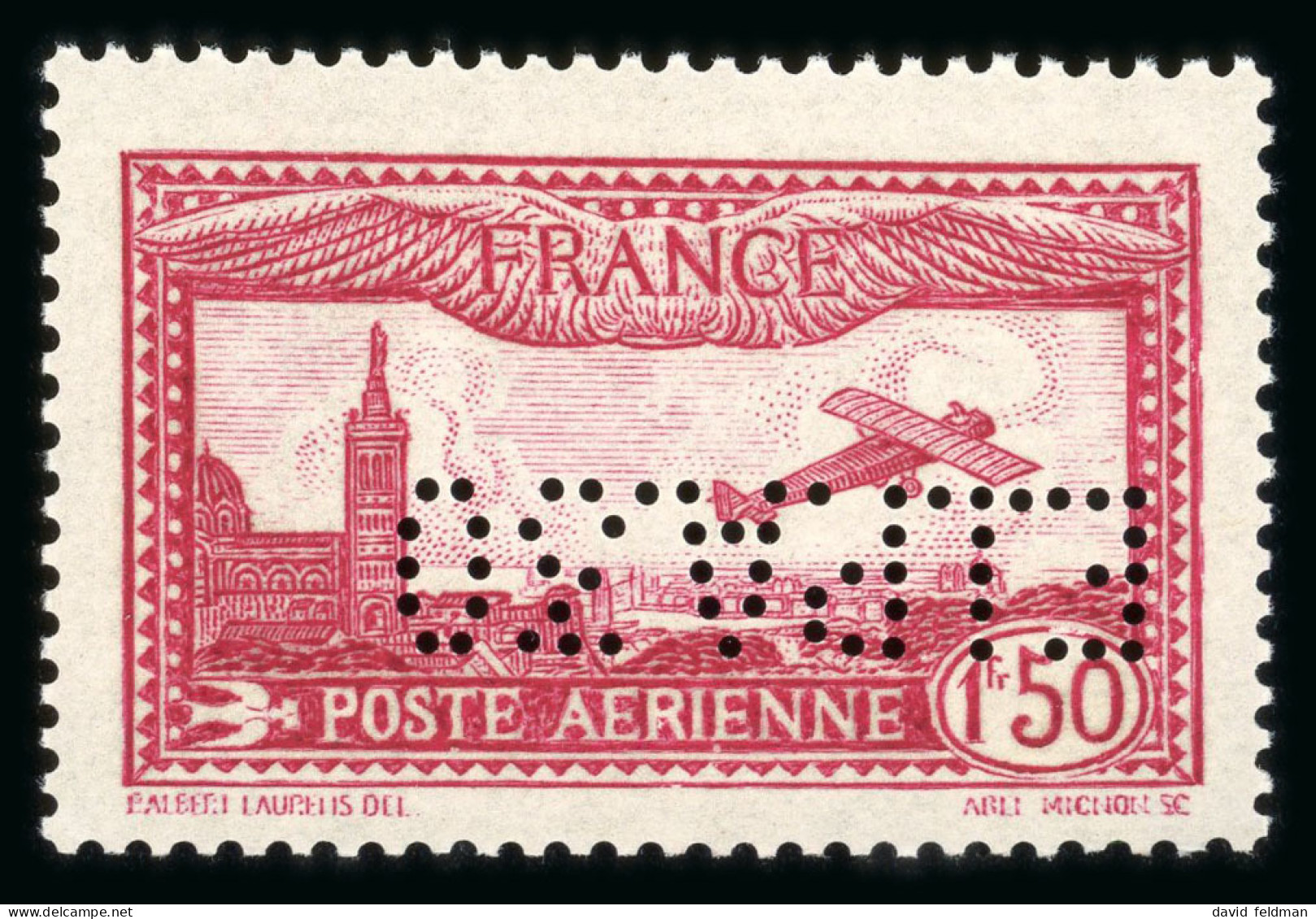 1930, Exposition Aéropostale De Paris Y&T PA 6d ** - 1927-1959 Nuevos