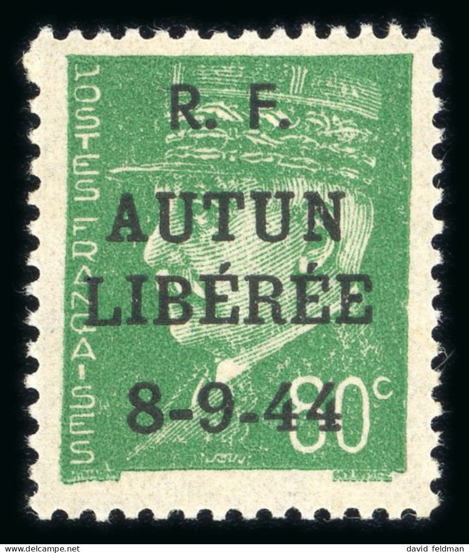 Autun (Saône Et Loire): Type Hourriez, Mayer N°60 *, - Befreiung