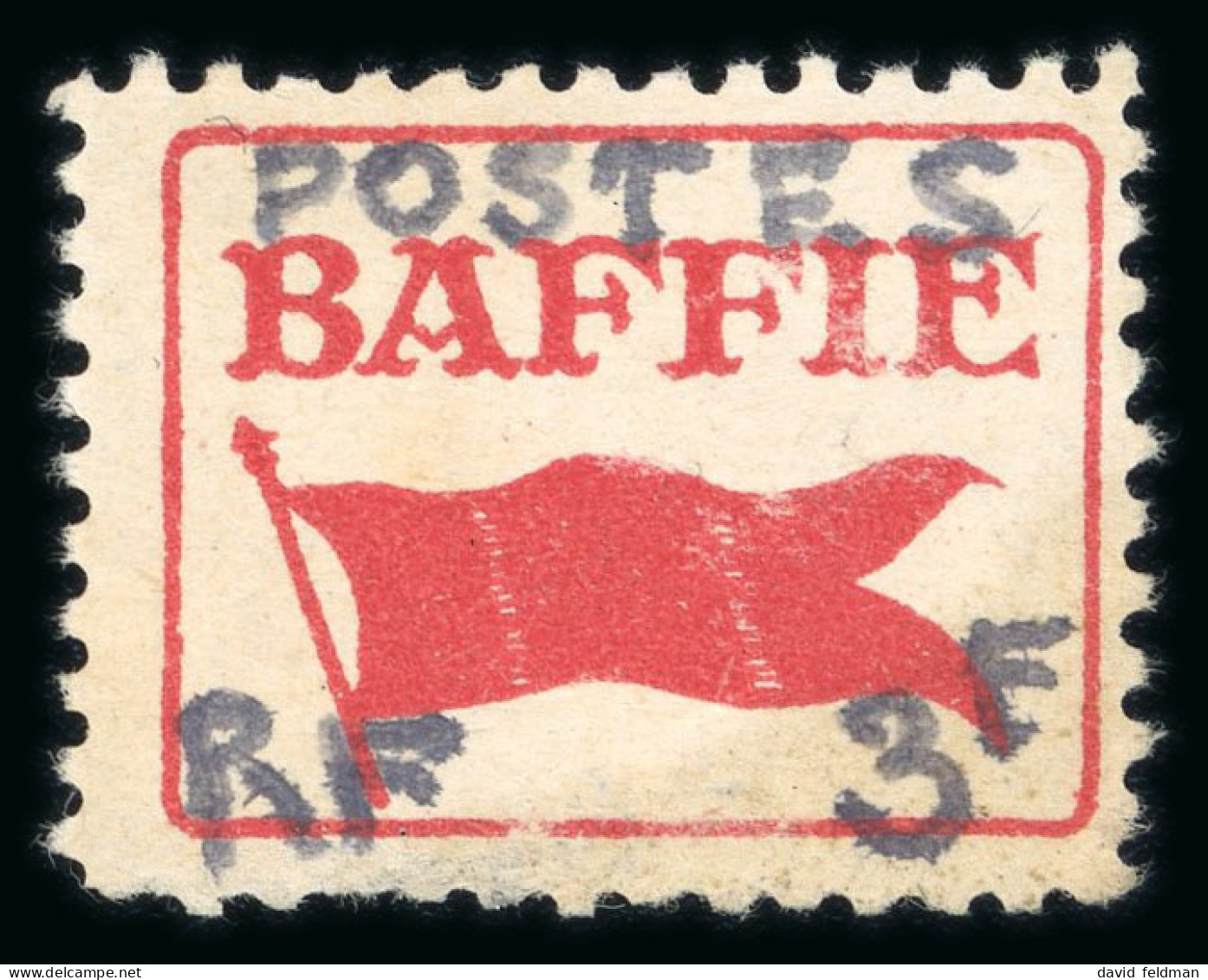 Baffie (Puy De Dôme): Vignette Rouge 3 Francs *, Texte - Befreiung