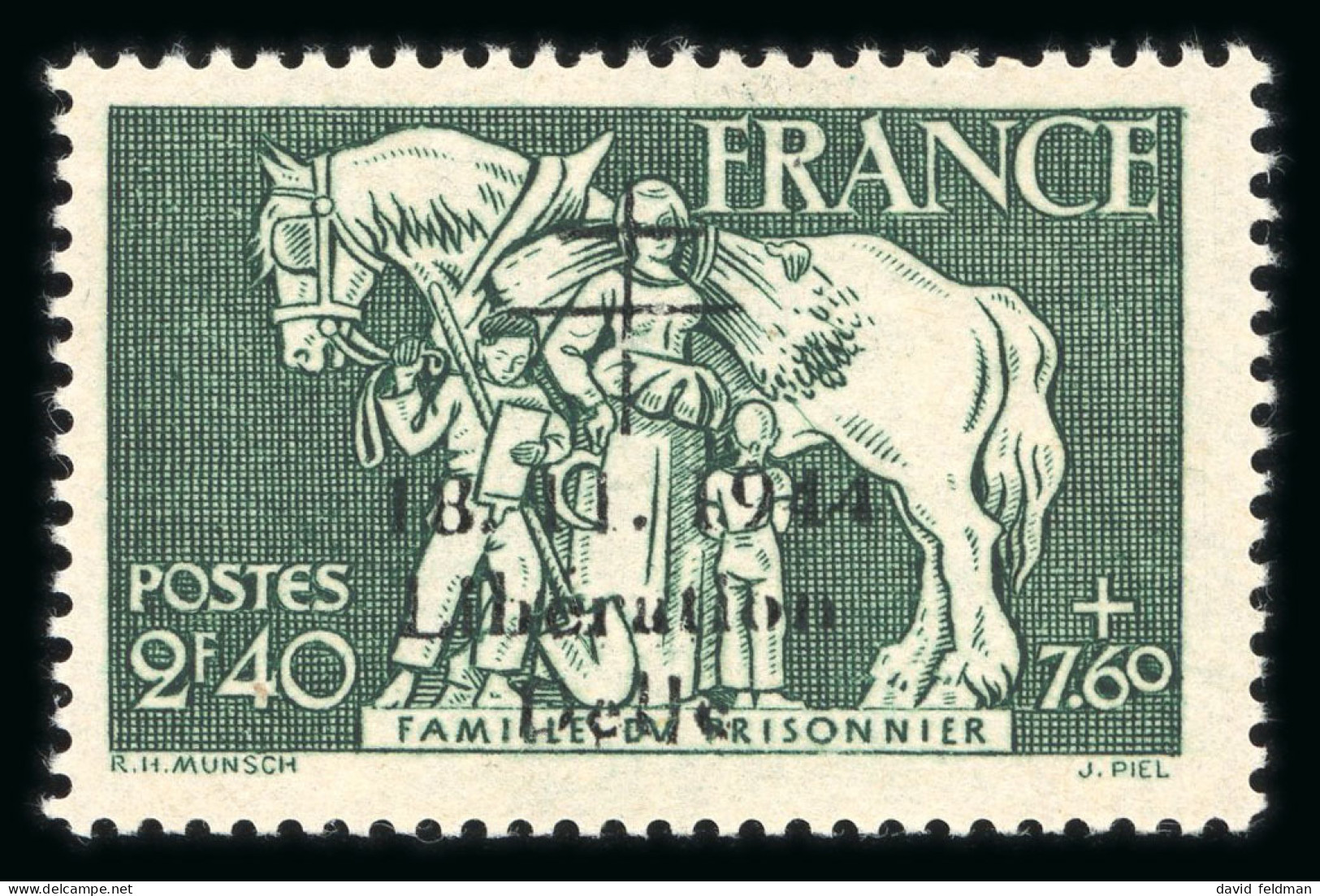 Delle (Territoire De Belfort): Pétain, Blasons Et Commémoratifs, - Liberation