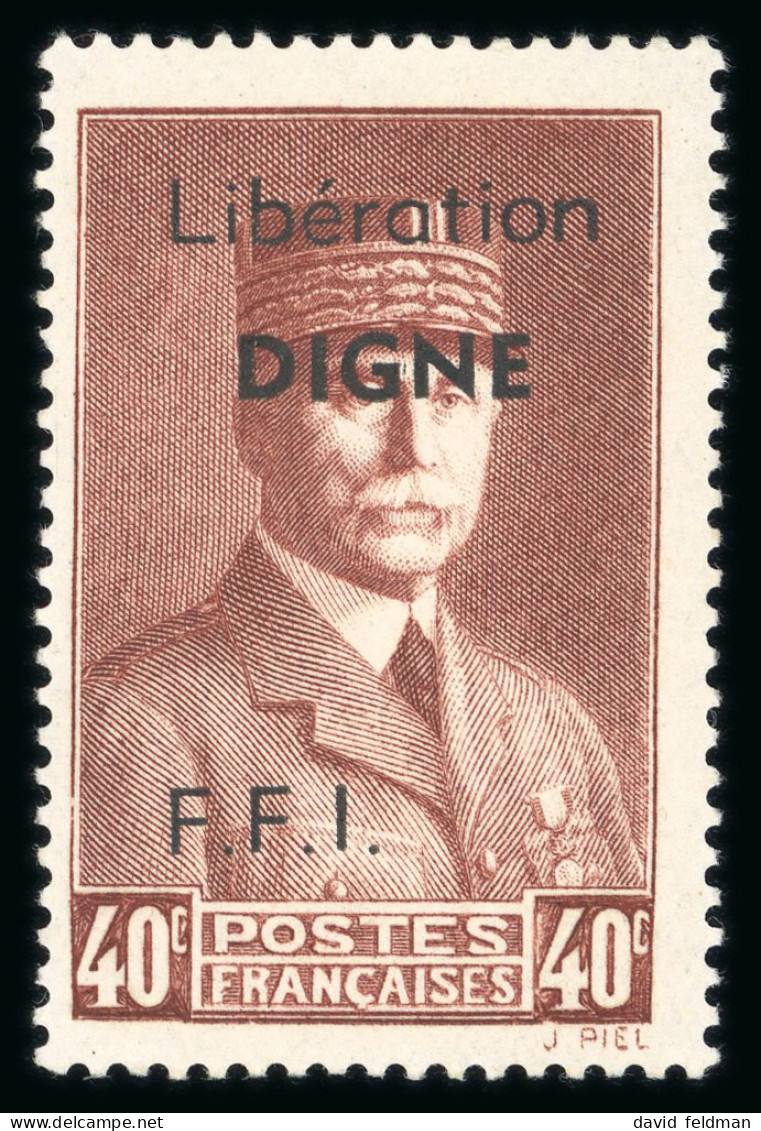 Digne (Alpes Maritimes): Types Bersier, Hourriez, Mazelin, - Liberación