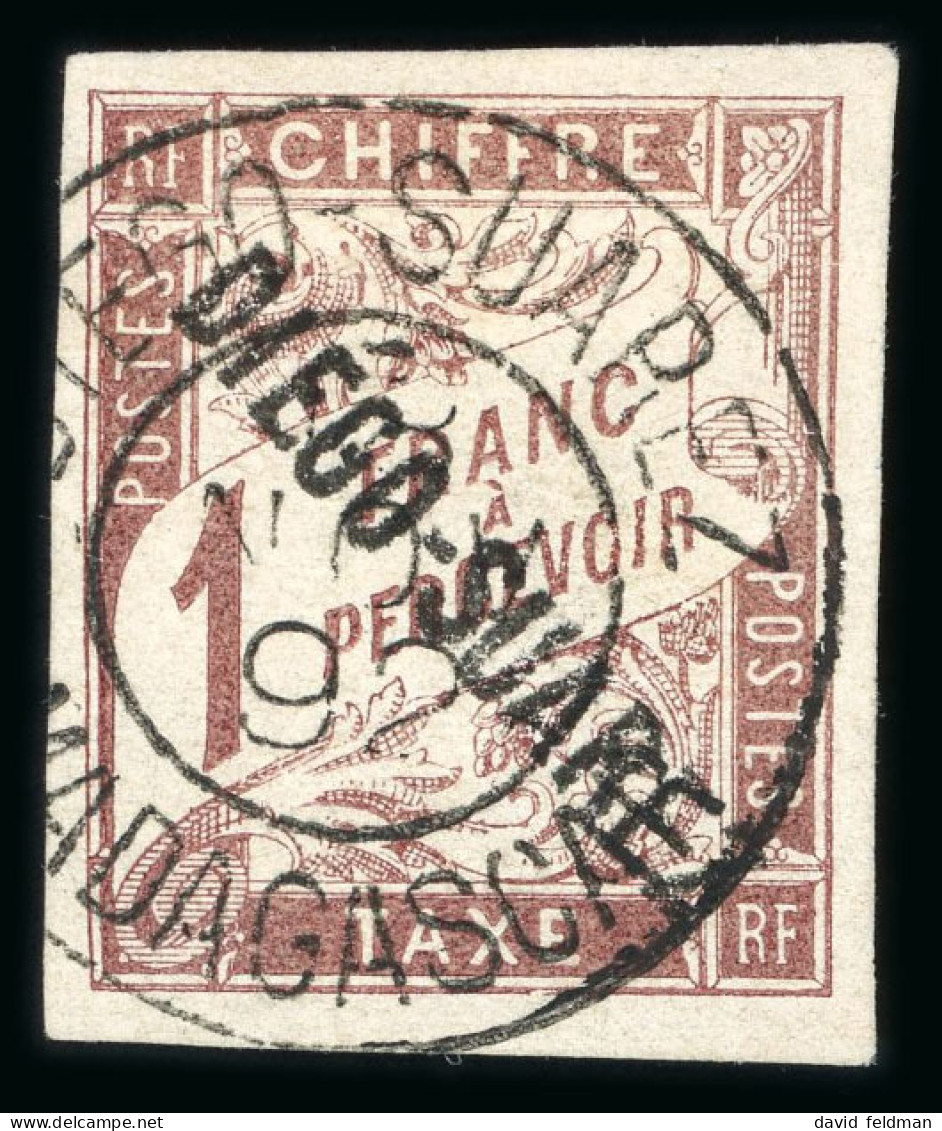 1892, Type Duval, Y&T T 13 O, Cote Y&T 1'900€, Signé - Other & Unclassified