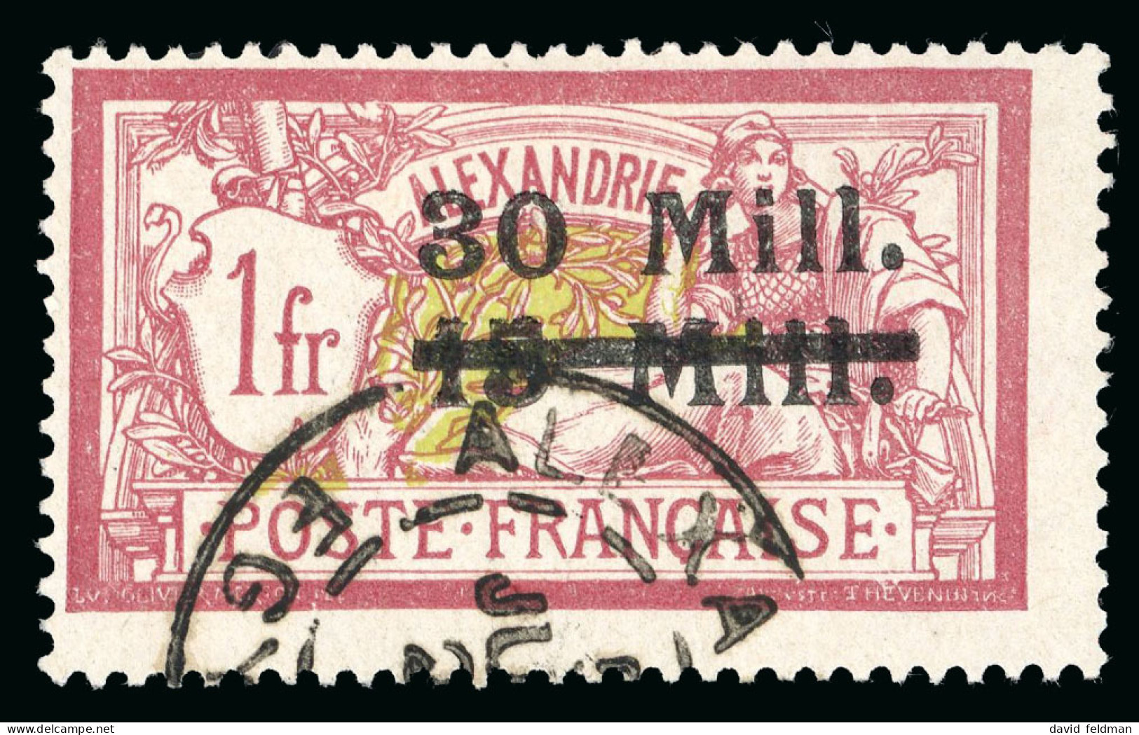 1921-1923, Type Merson, Y&T N°50 O, Tirage 75, Cote - Otros & Sin Clasificación