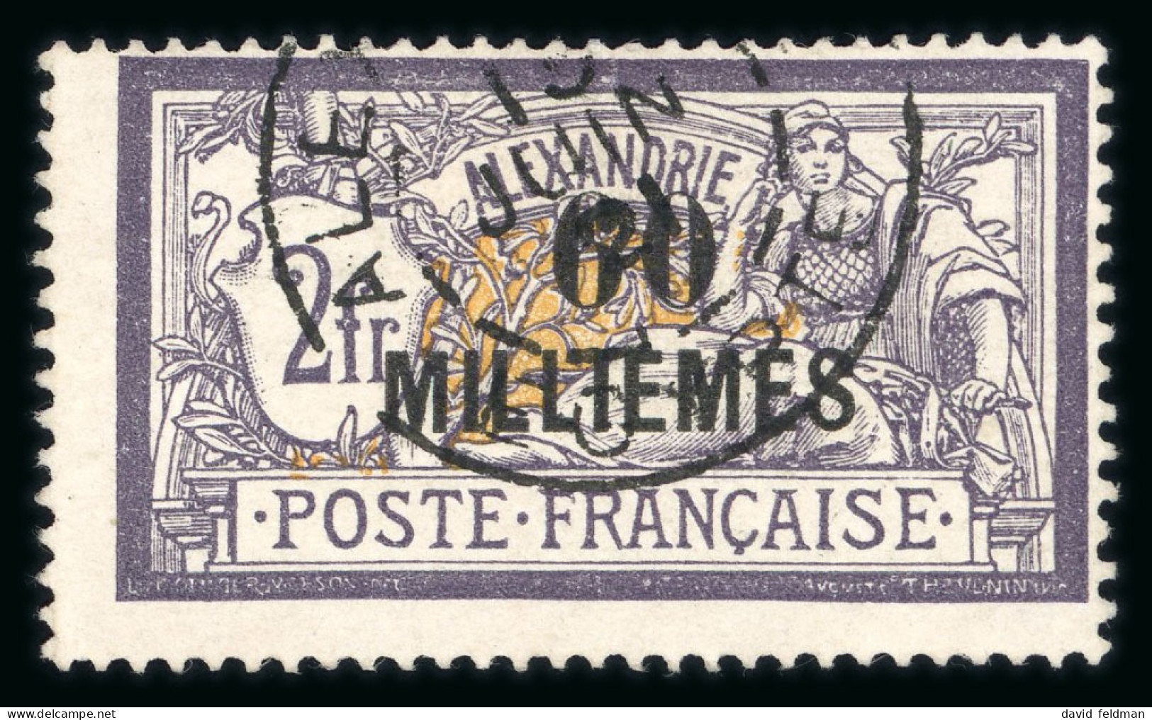 1921-1923, Type Merson, Y&T N°59 O, Tirage 225, Cote - Andere & Zonder Classificatie