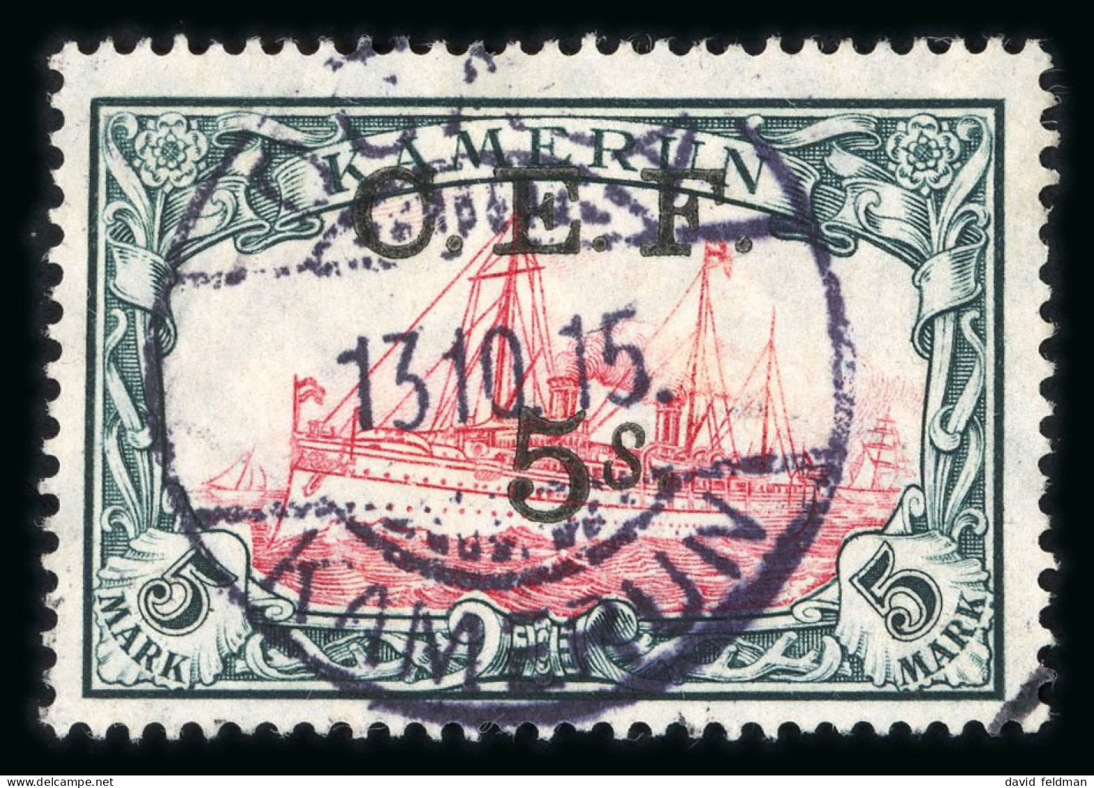 1915, Occupation Britannique, Série Y&T N°25/37 O, - Sonstige & Ohne Zuordnung