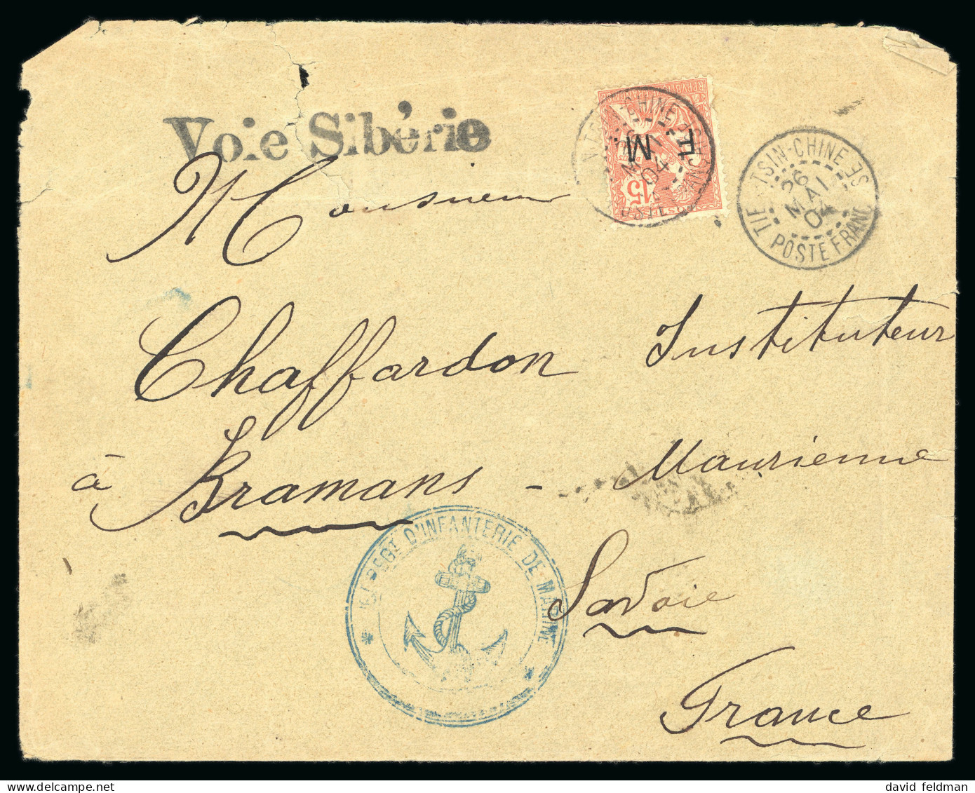 1904, Petit Ensemble De 5 Courriers Adressés Par Le - Other & Unclassified