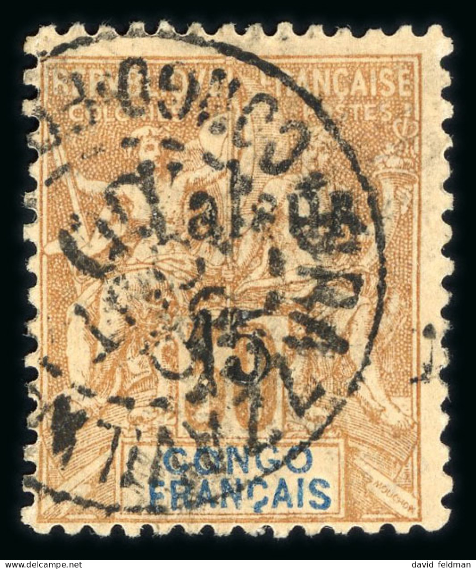 1900, Type Groupe, Y&T N°26 O, Valeur 15 Sur 30c Brun, Cote Y&T 4'000€ - Other & Unclassified