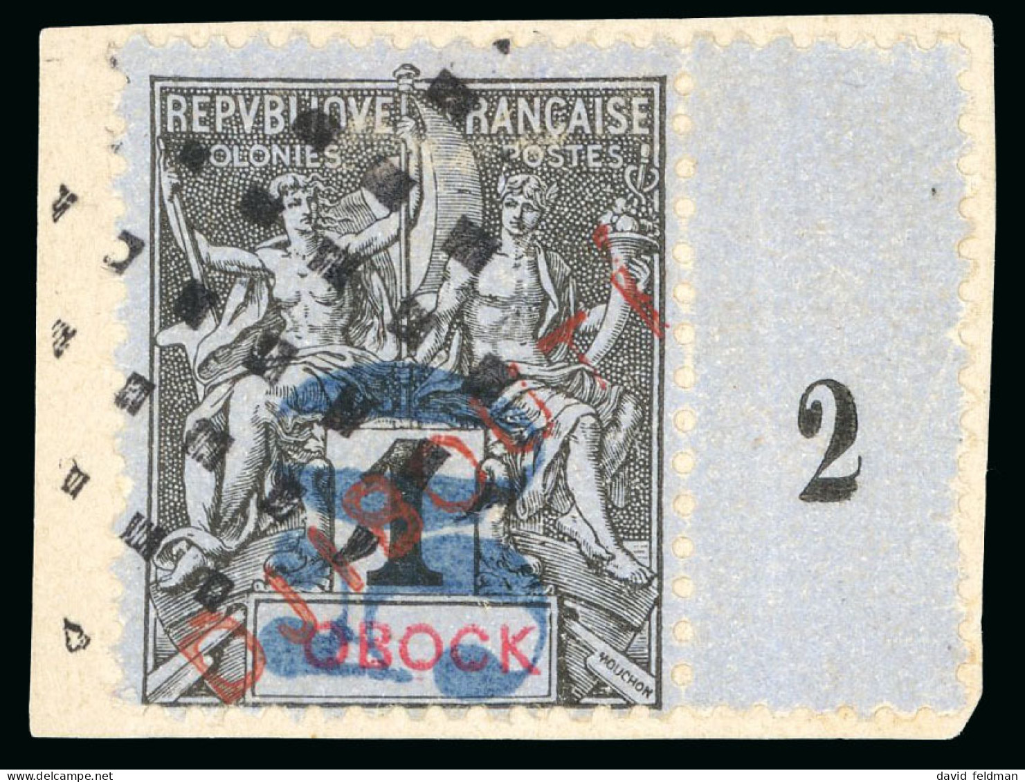 1894, Type Groupe, Y&T N°3 O, Avec Millésime 2 Et Belle - Autres & Non Classés