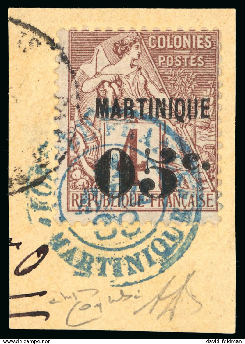 1888-1891, Alphée Dubois, Y&T N°9 O, Sur Fragment, - Other & Unclassified