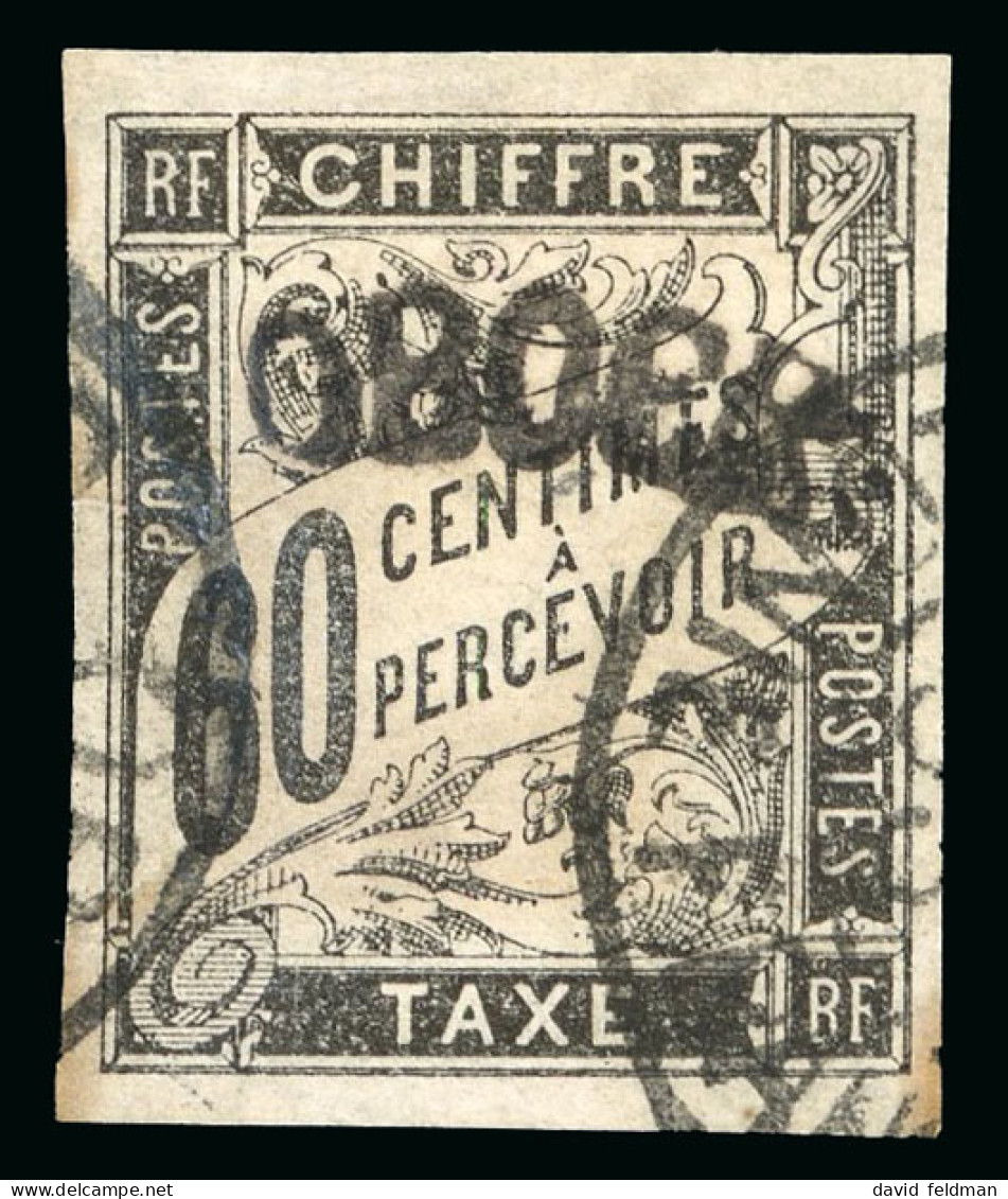 1892, Type Duval, Y&T T 2/4 O, Cote Y&T 1'885€, Le - Other & Unclassified