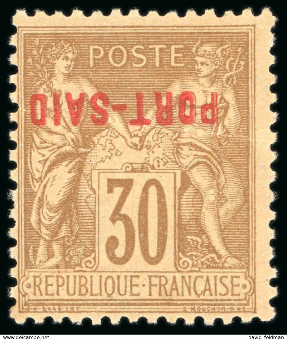 1899, Type Sage 30 Centimes Brun Surchargé, Emission - Nuevos