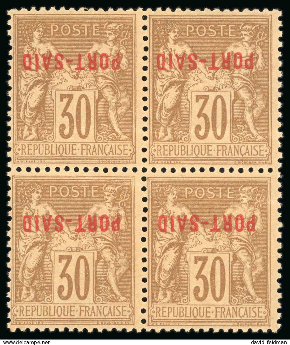 1899, Type Sage 30 Centimes Brun Surchargé, Emission - Ungebraucht