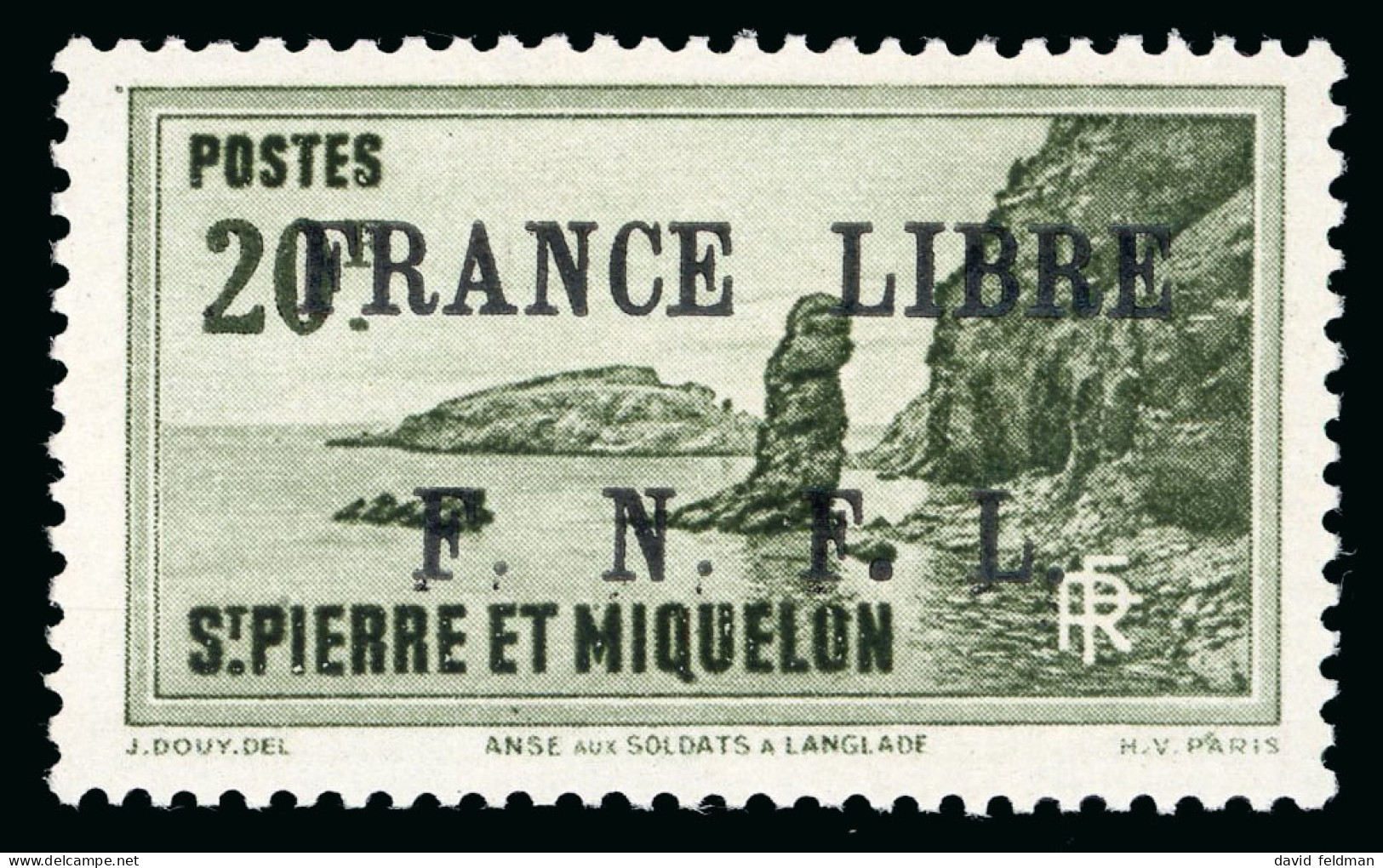 1941-1942, France Libre F.N.F.L., Y&T N°273 **, Cote - Other & Unclassified