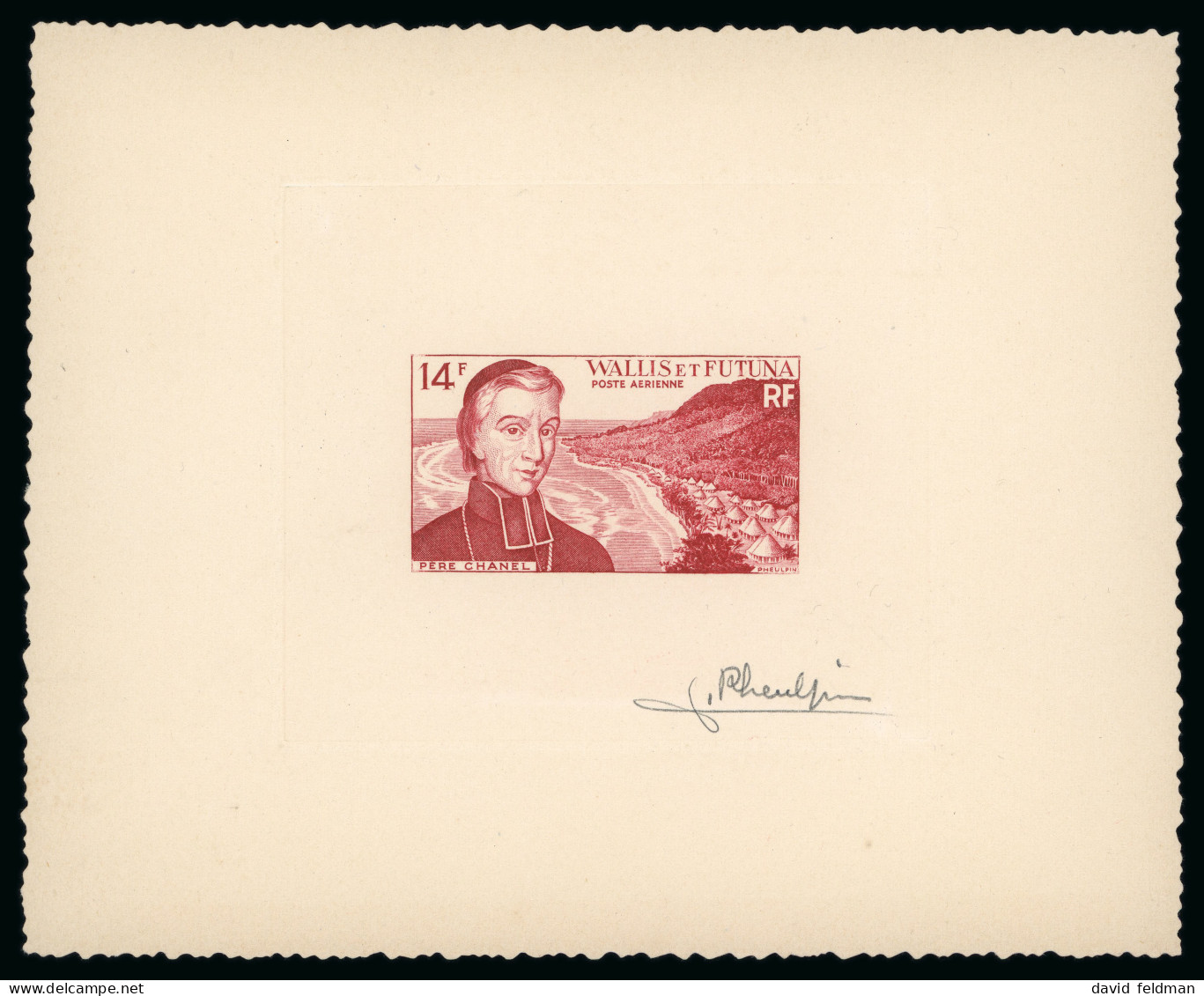 1955-1960, Duo D'épreuve D'artiste Y&T PA 15 Saint - Imperforates, Proofs & Errors