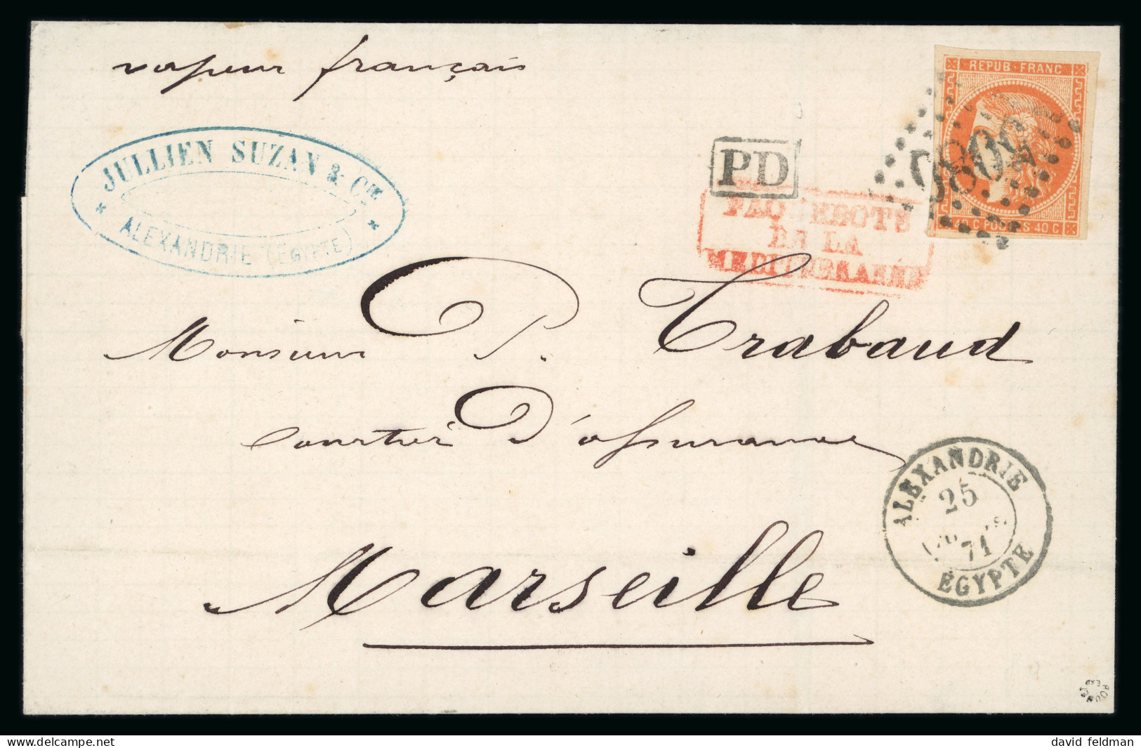 1784-1923, Collection D'histoire Postale Des Colonies - Verzamelingen