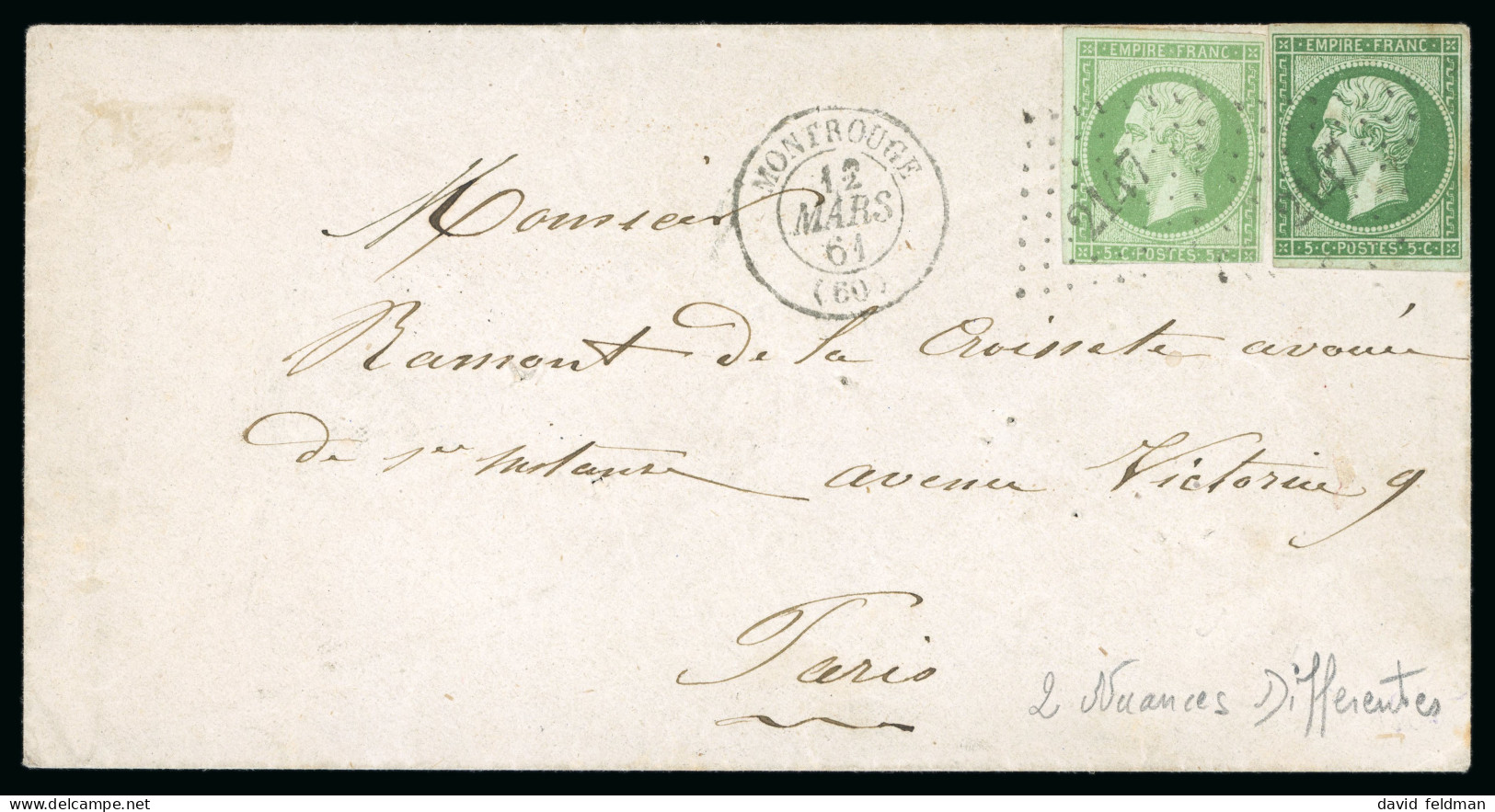 France: 1849-1884, Intéressante Sélection De 36 Lettres - Sammlungen