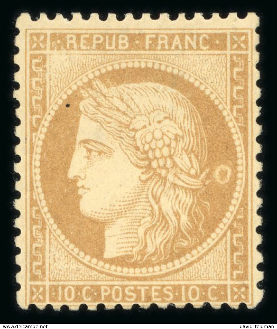 France: 1870-1871, Collection Type Siège Sur Une Feuille - Verzamelingen