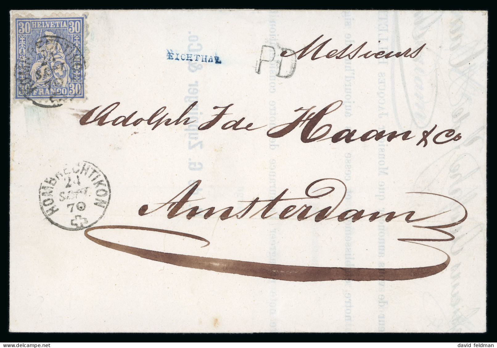 1862-1881 Sammlung Sitzende Helvetia Gezähnt In Einem Ordner Gestempelt, Ungebraucht Und Auf Brief. - Collections