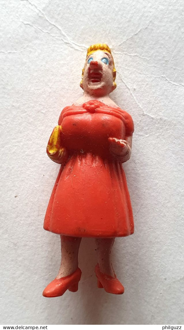 FIGURINE PUBLICITAIRE ESSO France Peinte -Tintin - BIANCA CASTAFIORE (2) 1973 - Tintin