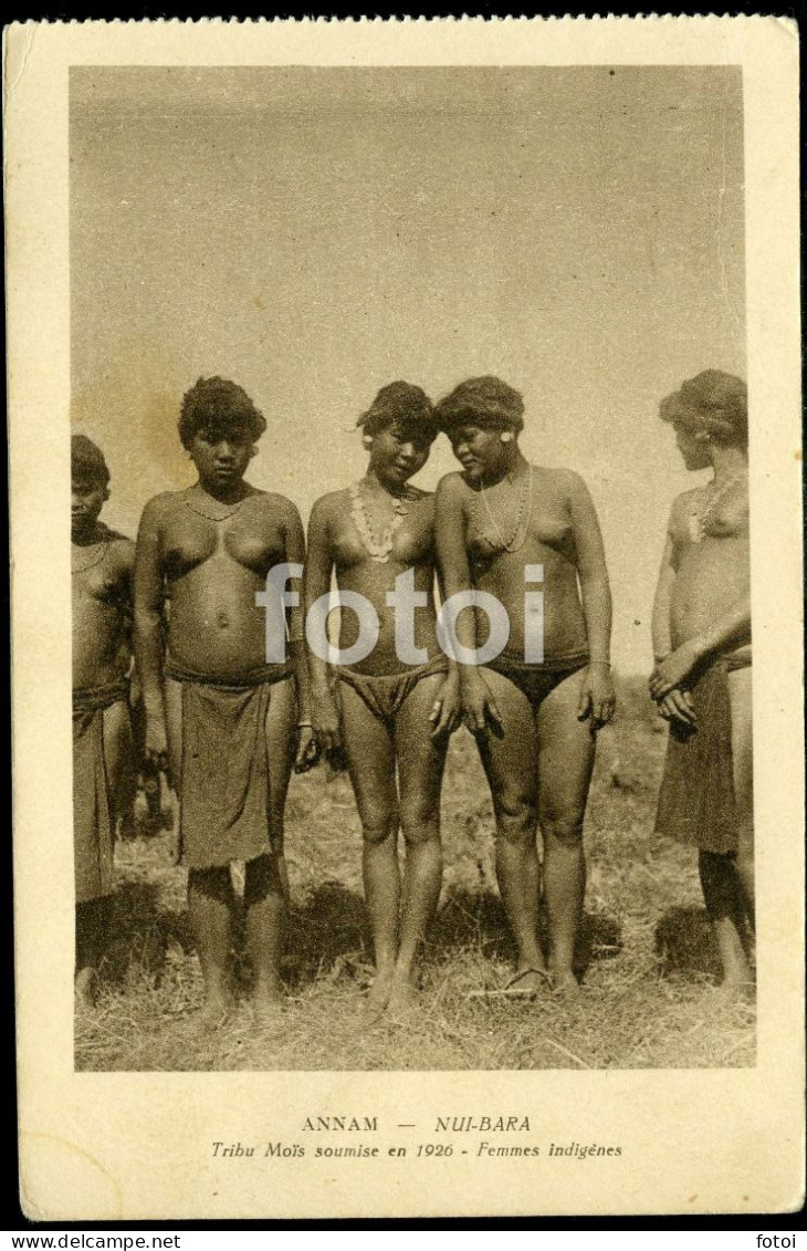 OLD POSTCARD VIET NAM   Femme Noir  Seins Nue Nu Nackt- Nude Breasts Girl  Woman ASIA ASIE - Asie