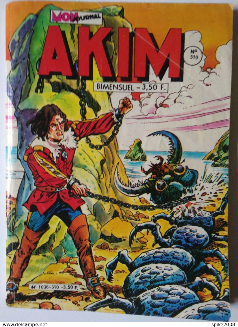 Lot De 7 Petits Formats AKIM 214-215-216-220-221-225 De 1968 & 510 De 1980 BON ÉTAT - Lots De Plusieurs BD