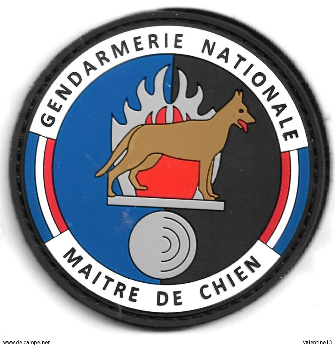 Ecusson PVC GENDARMERIE NATIONALE MAITRE DE CHIEN BBR - Police & Gendarmerie