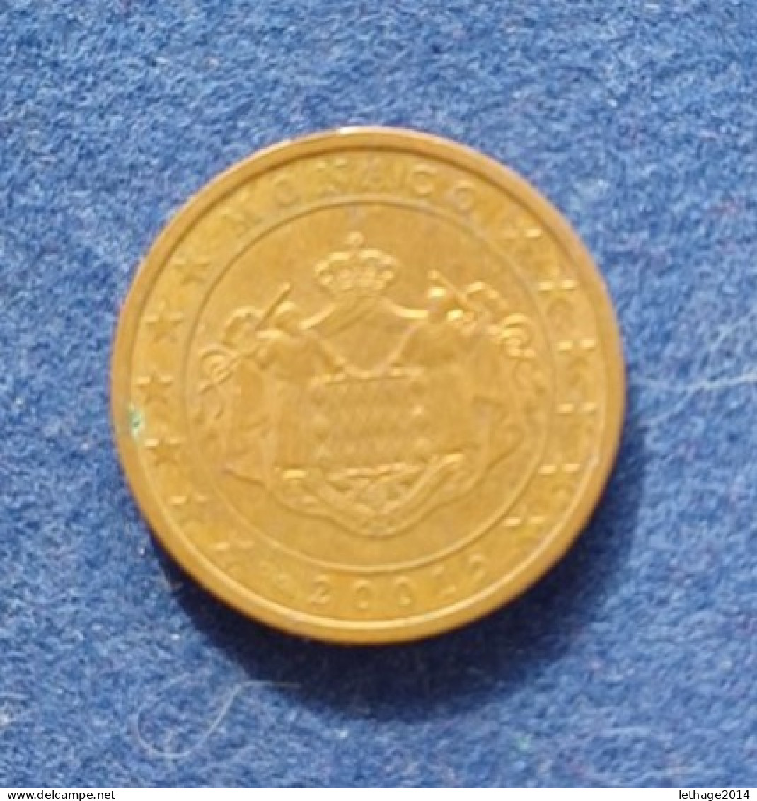 COIN MONACO 2 CENT 2001 STEMMA DEL PRINCIPATO DI MONACO ISSUE 1 ISSUED 373000 - Monaco